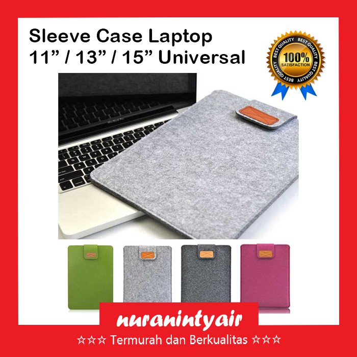 Tas Laptop Sleeve Laptop Universal Macbook Pro Air 11 13 15 Inch