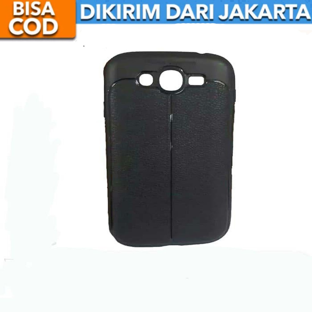 Case Auto Focus Samsung Galaxy Grand 1 Leather Experience SoftCase Slim Ultimate / Casing Kulit