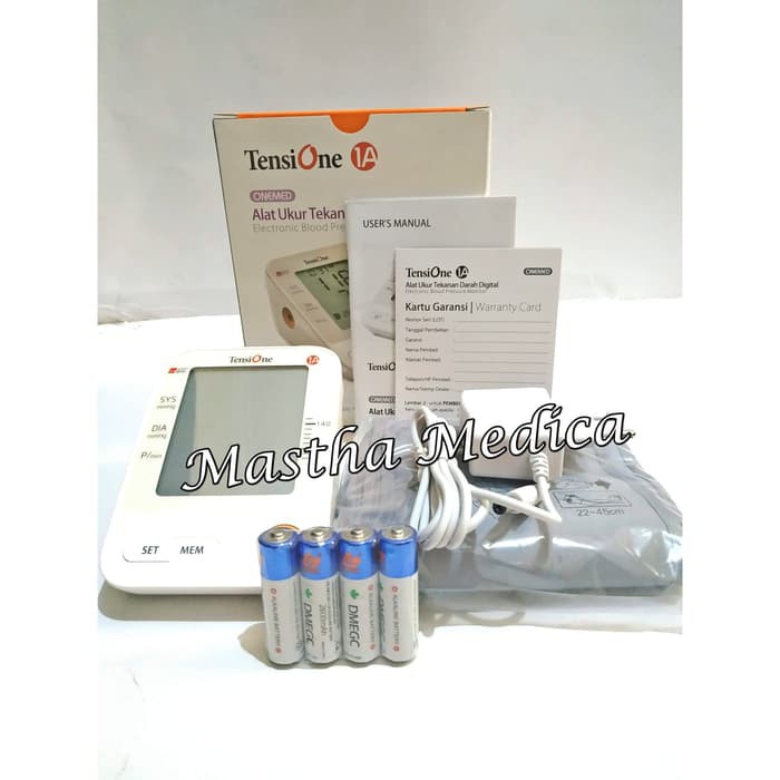 Tensi Tensimeter Suara Voice  Digital TensiOne 1 alat ukur tekanan darah
