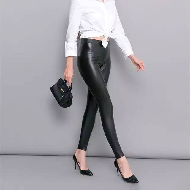 BEST SELLER LEGGING LATEX IMPORT &amp; LYCRA IMPORT / Legging Kulit