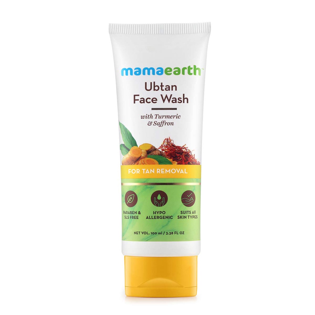 mama earth ubtan face wash 100ml
