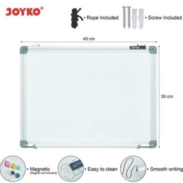 

Papan Tulis Whiteboard Alumunium WB-110 Wb110 Joyko