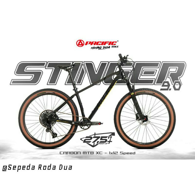 Sepeda MTB 27,5" Pacific Stinger 9.0 gigi 1x12