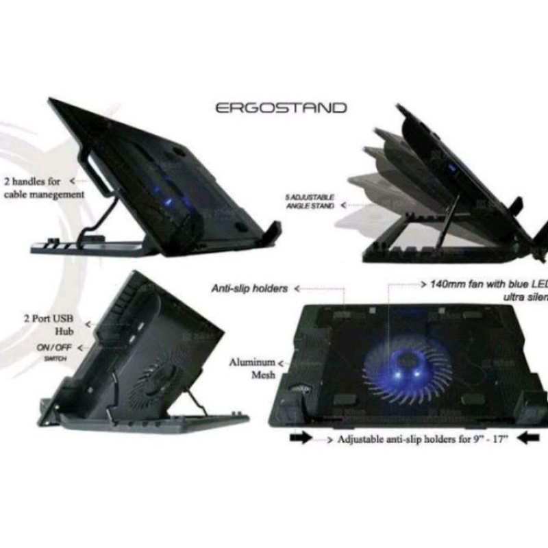 cooling pad ergostand m tech MT-08 Cooler pad mtech mtech