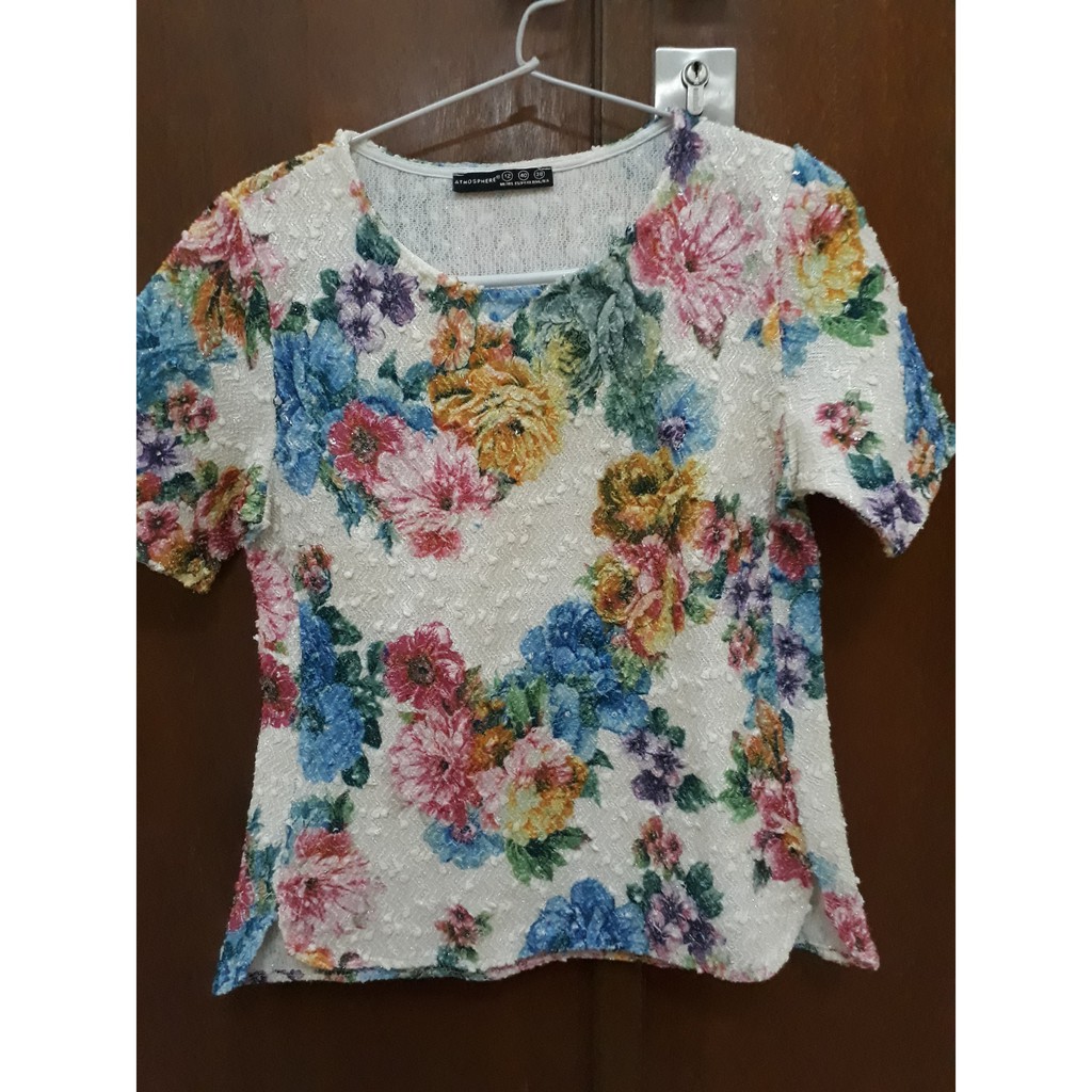 blouse atmosfer bunga