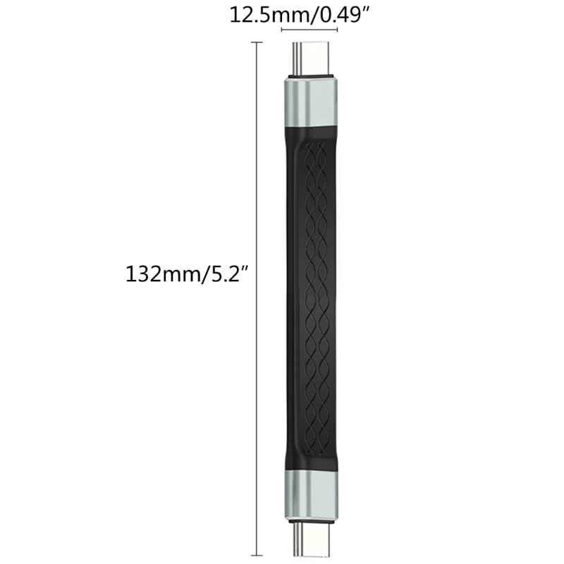 Kabel USB C btsg Untuk Charge4Per3 100W Transfer Data 40Gbps 8K @ 60Hz Video