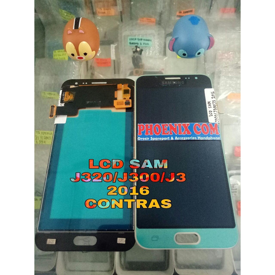 LCD TOUCHSREEN SAMSUNG J320/SAM J3/J300/J3 2015/J3 2016 CONTRAS