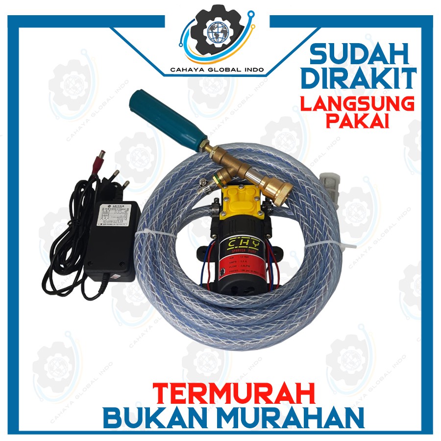 Alat Steam Pompa DC set mesin cuci AC motor mobil steam power sprayer