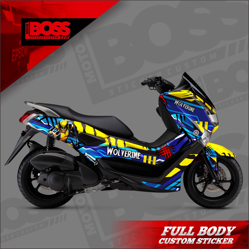 Decal Sticker Stiker Yamaha Nmax 2016 2017 2018 2019 Full Body Striping Full Body Nmax Old Stiker De