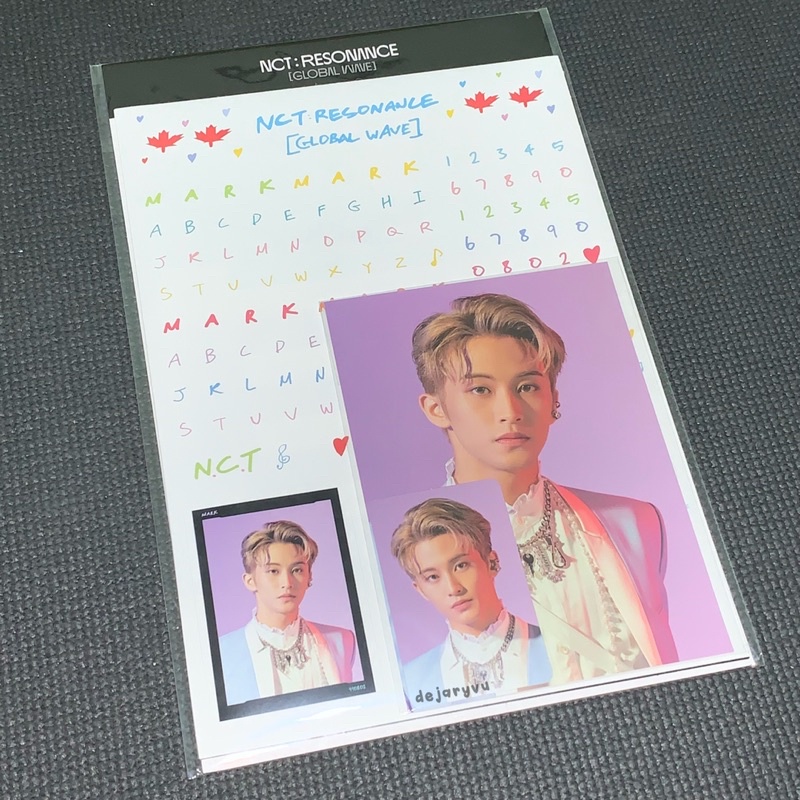 (booked) scrapbook deco set mark lee beyond live nct 2020