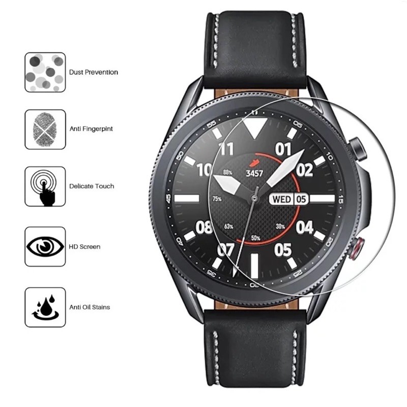 TG Clear Samsung Galaxy Watch 3 45mm | Watch 4 Classic 46mm D34. Persamaan Tempered Glass