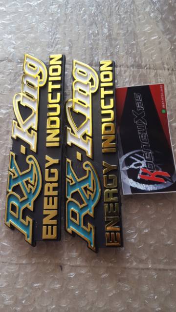 EMBLEM DOP COVER AKI ACCU RX KING HIJAU