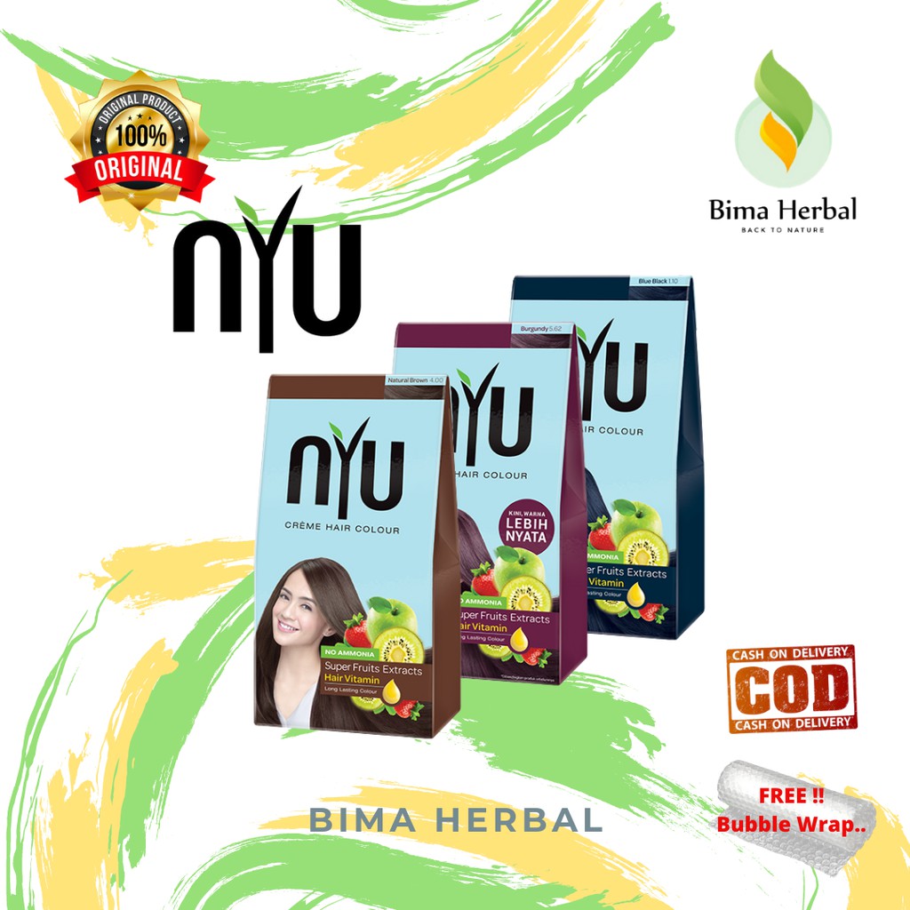 Jual Hair Colour Pewarna Rambut Nyu Original Pewarna Rambut Cat Rambut Bleaching Indonesia Shopee Indonesia