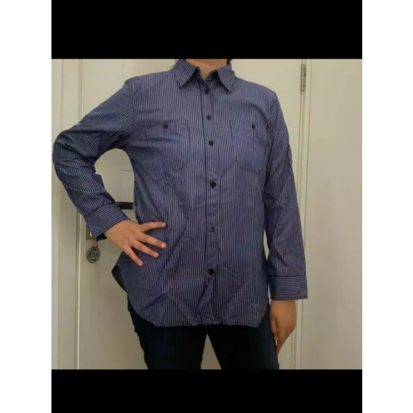 Isuga Jeans Kemeja Atasan Wanita Branded ori sisa export