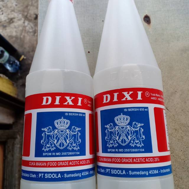 

Cuka dixi makan 650 ml