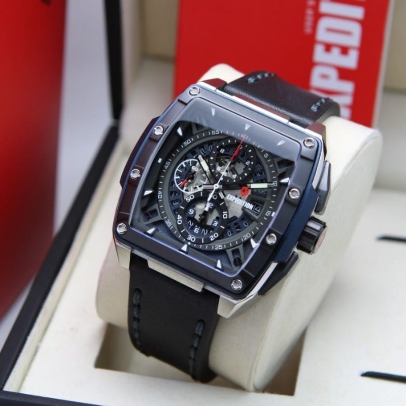Jam Tangan Expedition E 6815 Pria / E6815 MC Blue Black Original