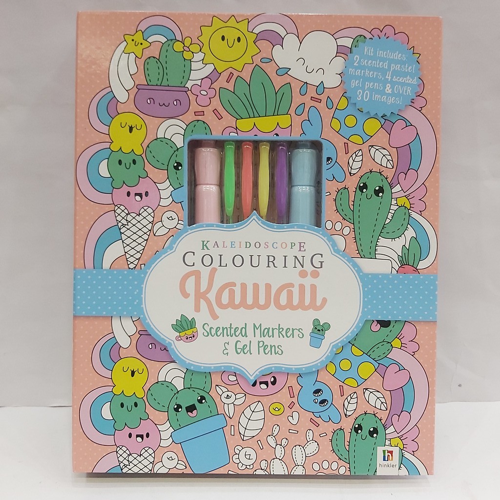 

Activity Book Kaleidoscope Colouring : Kawaii