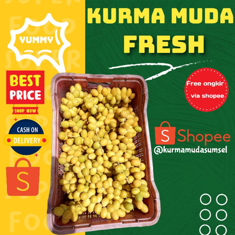 

(Pre~Order )estimasi Ready 16 Juli BUAH KURMA MUDA PROMIL FRESH