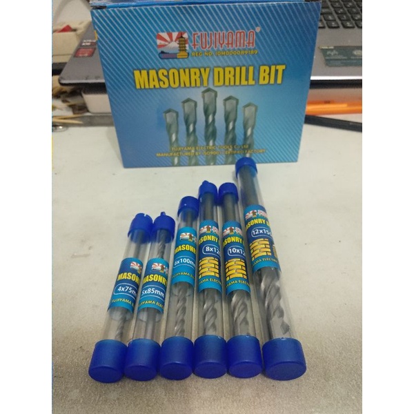 Paket Mata Bor Beton dan tembok isi 6 pcs / Paket mata bor mansonry Drill Bits isi 6