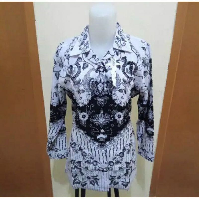 Baju PGRI terbaru 2022 - Batik PGRI terbaru 2022 - Baju guru PGRI lapis furing pria wanita