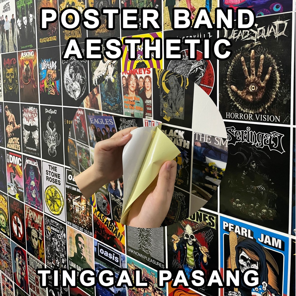 Poster Band Aesthetic Tinggal Pasang