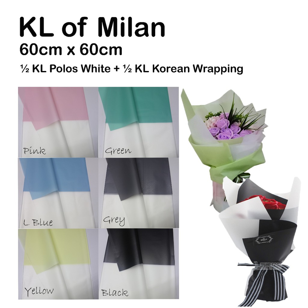 

3 Lembar KL of Milan - Flowe Wrapping