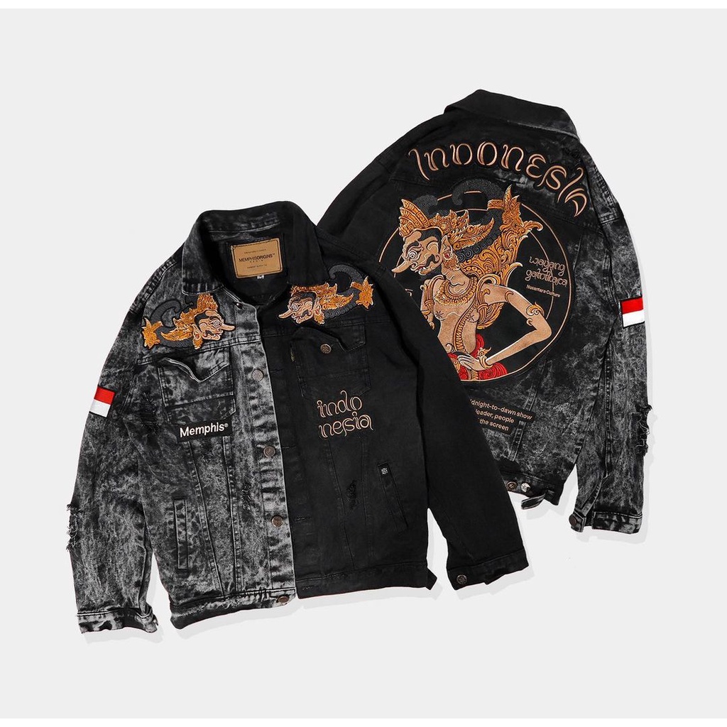 Jacket Denim Memphisorigins Wayang