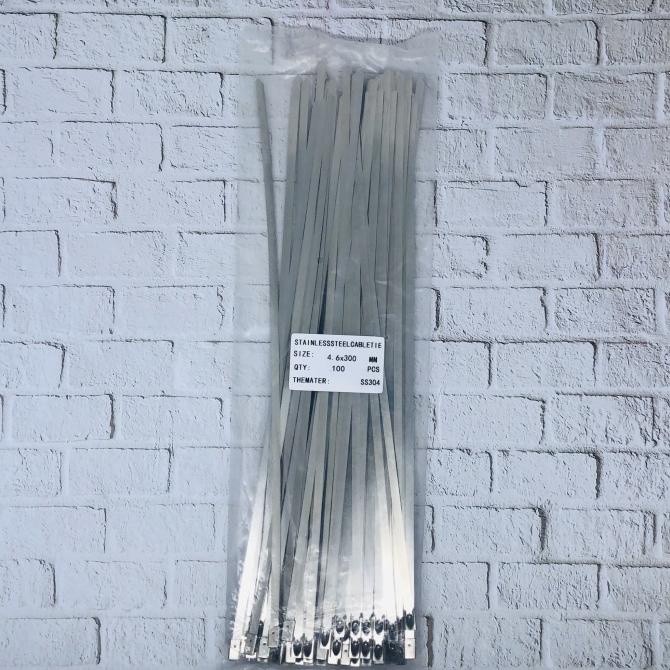 

Hz Stainless Steel Cable Ties 4,6 X 300 Mm Ss304 Terlaris
