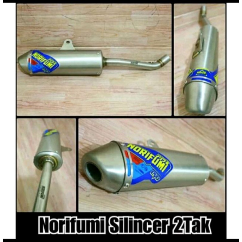 KNALPOT NORIFUMI SILINCER 2 TAK UNTUK 2 TAK