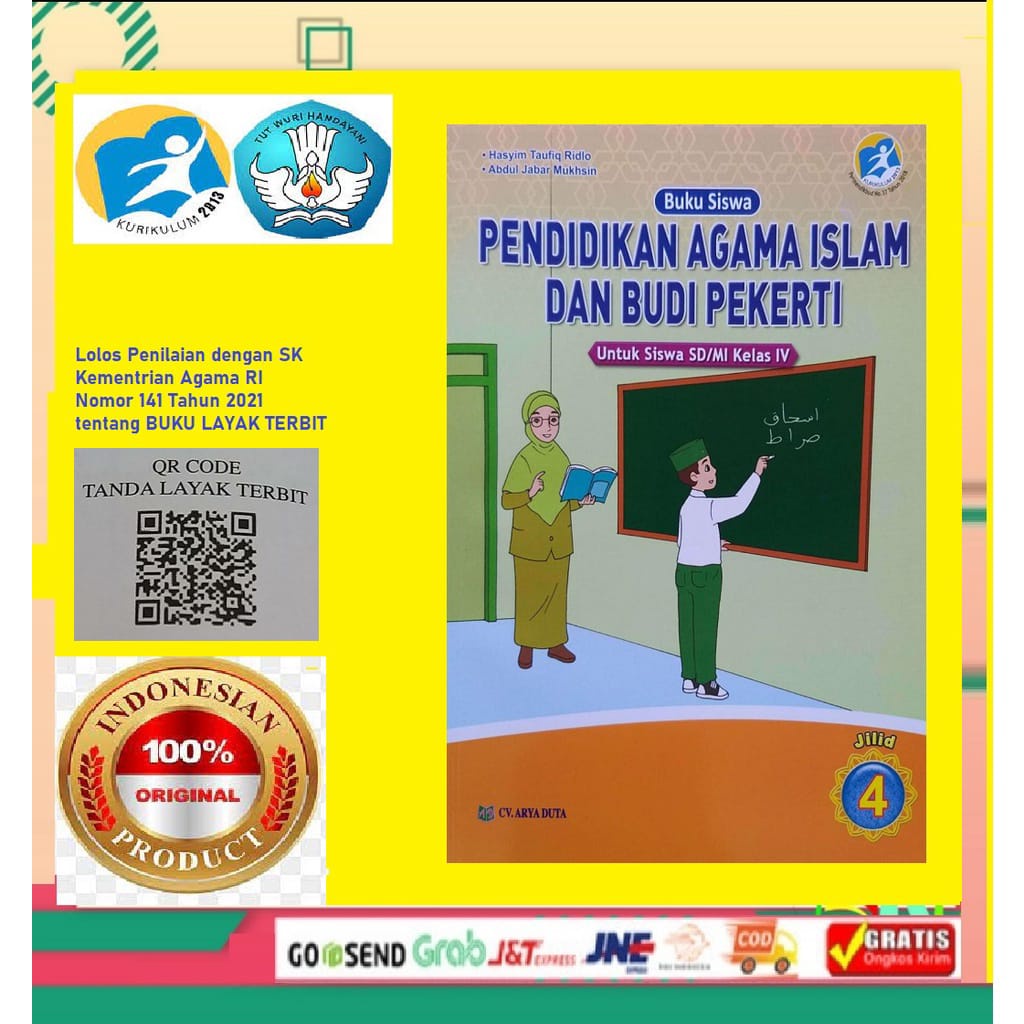 AGAMA ISLAM DAN BUDI PEKERTI SD KELAS 4 - CV ARYA DUTA (BUKU PENDAMPING SISWA K13)