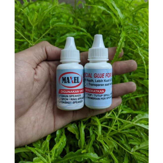 Lem speaker maxel khusus untuk daun speaker, spon/ring speaker, dasket speaker/ kemasan 30 ml