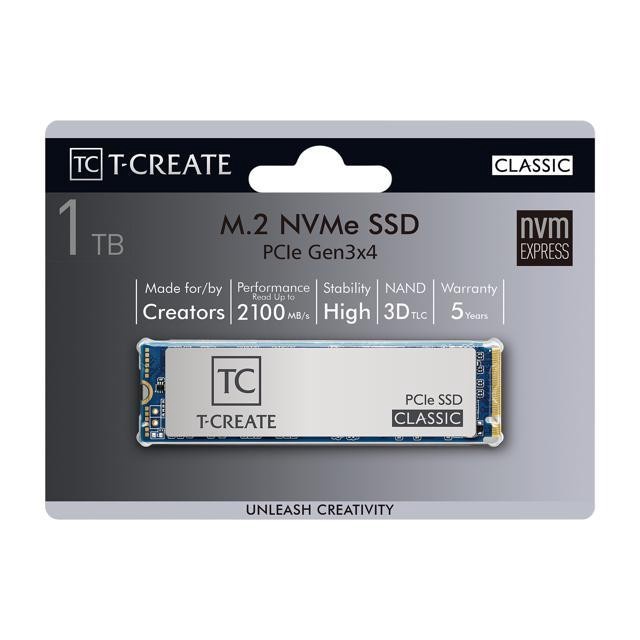 T-CREATE CLASIC PCI-e 3NVME 1TB WITH COOLER TM8FPE001T0C611 SSD NVME 1TB