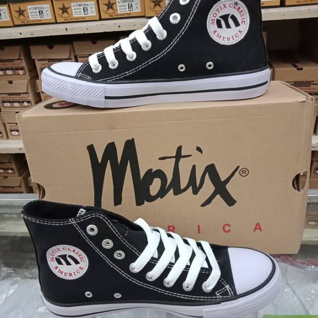 Sepatu Sneakers Sekolah Motix America/Classic Original School High - Tinggi