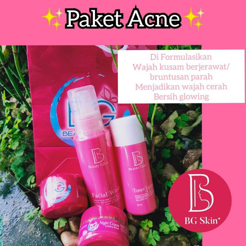 Bg glow paket acne Luxury