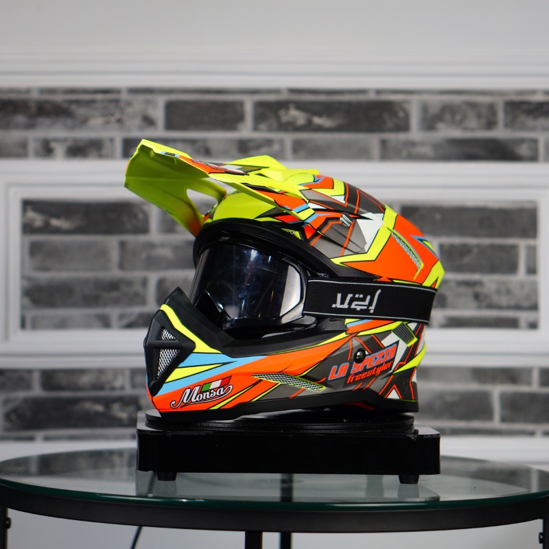 HELM CROSS MOTOR TRAIL JPN MONSA SNI PREMIUM MOTIF LA SPEZIA