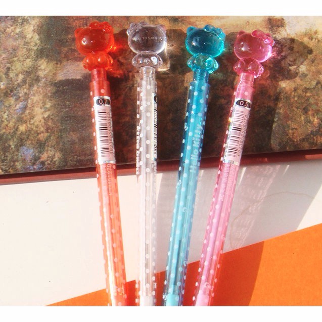 

Pensil Mekanik Kepala Kitty Polkadot 0.5mm