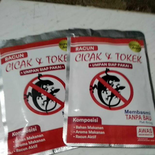 Racun Cicak Dan Tokek/toke-pembasmi Super Ampuh.umpan Siap Saji/pakai.