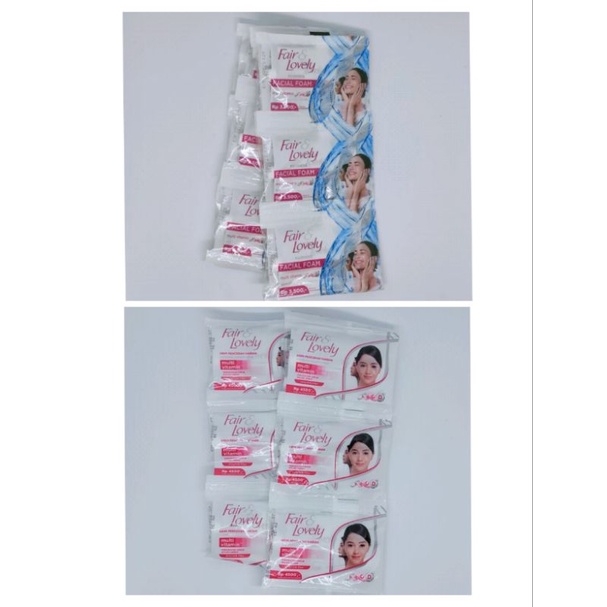 Fair and Lovely Cream sachet / Fair & Lovely Renceng (isi 12) / Facial Foam