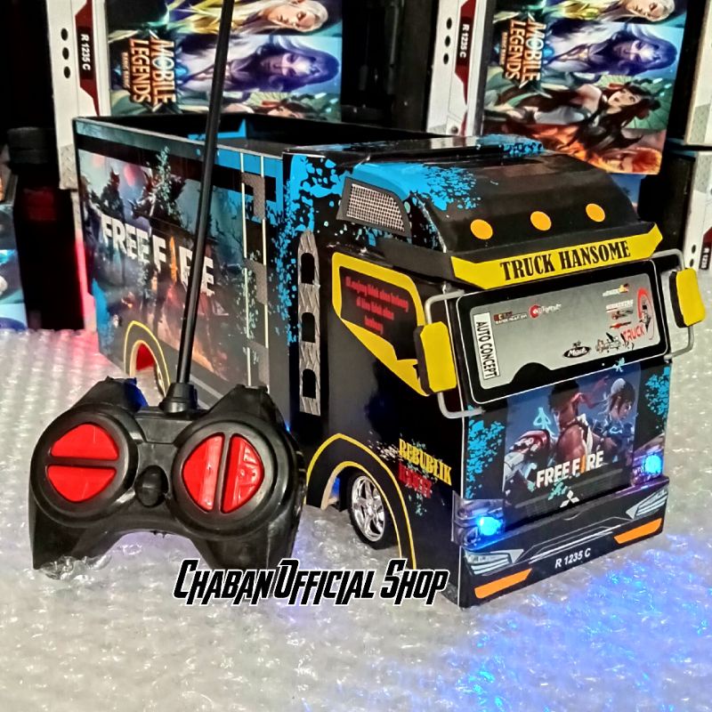 Mainan Miniatur Truk Oleng Remote Control Remot Kontrol Canter Mania