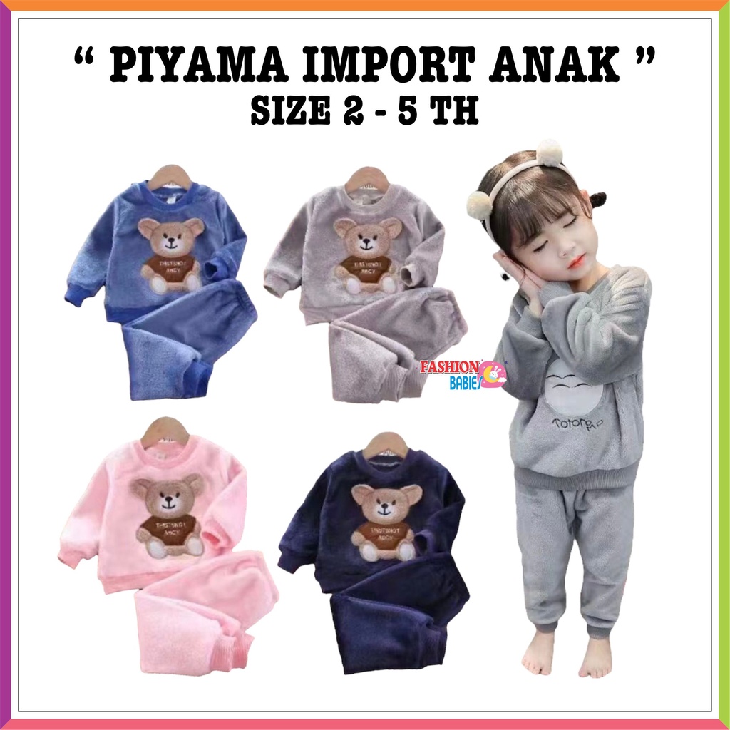 ❤ Fashionbabies ❤ PIYAMA IMPORT ANAK / BAJU TIDUR IMPORT ANAK PREMIUM