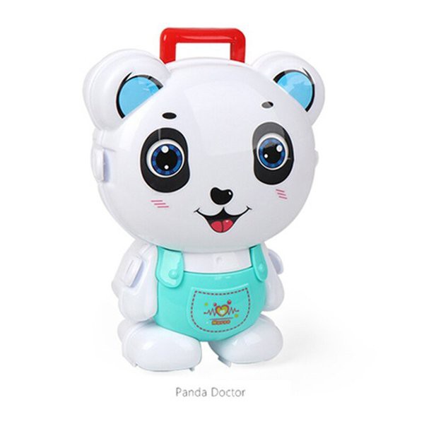 Mainan Edukasi Anak Panda Doctor Set Pet Backpack
