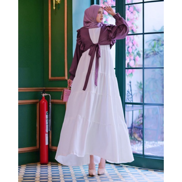 DRESS MUSLIM, baju wanita, baju gamis, dress, gamis, Baju gamis, fashion wanita, KAIRA ONE SET