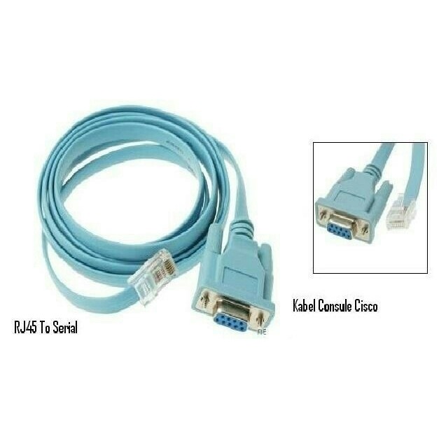 Kabel Serial DB9 to Lan rj45 - Konektor RS232 To LAN RJ45