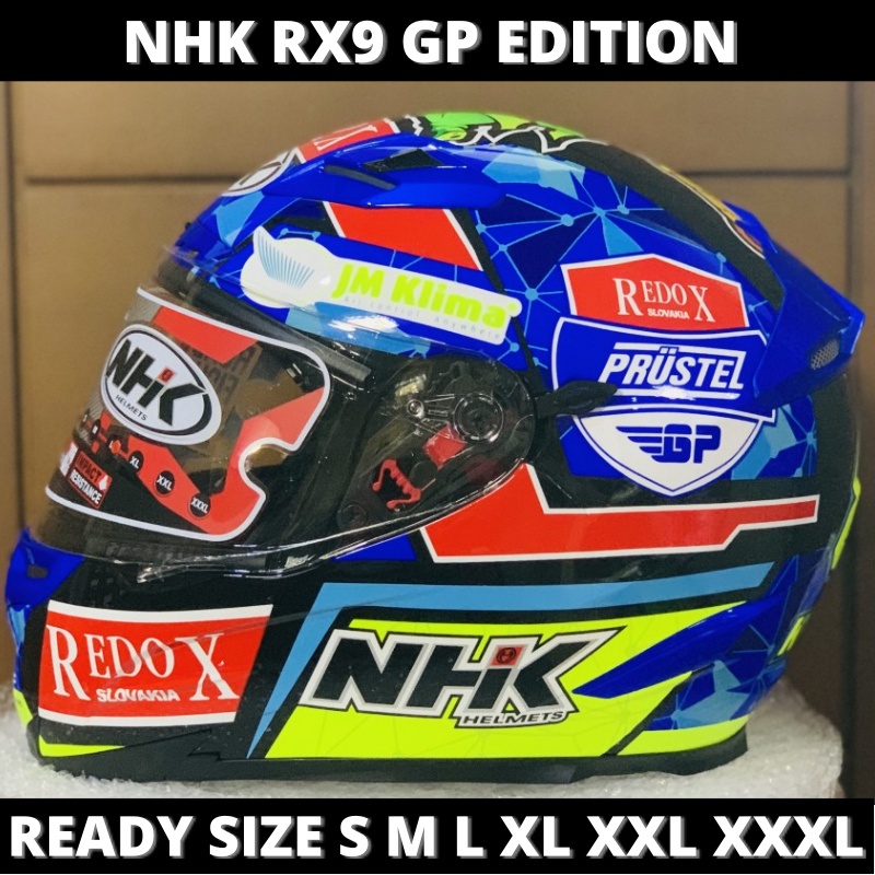 HELM NHK RX9 GP EDITION JACUB DOUBLE VISOR FULL FACE