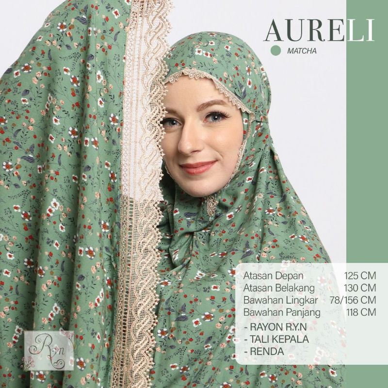 Mukena Rayyan ORI by RYN Aureli Series