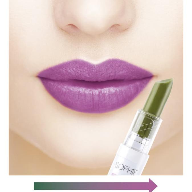 LIPSTICK LIPSTIK SOPHIE MARTIN PARIS MAGIC PINK MOOD MPML3 UNGU MURAH