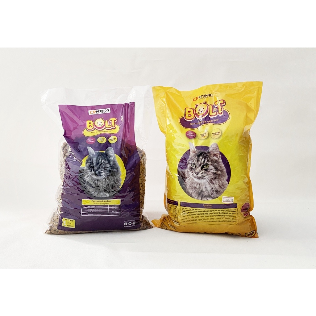 PH.Medan Bolt Tuna Repack Makanan Kucing Kering 1kg