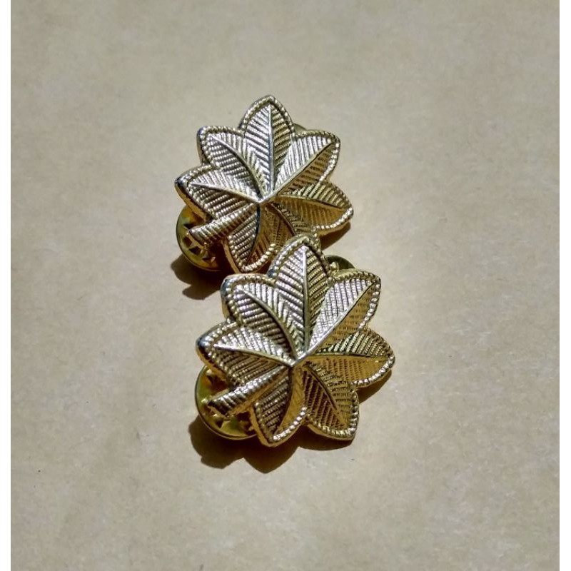 US Army Badge Rank Major color set