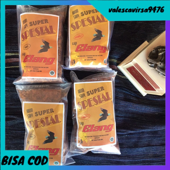 

⭐BISA COD⭐ Abon Sapi Spesial cap Elang 250 gram - Pedas