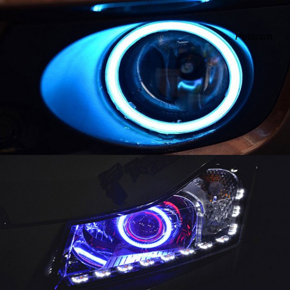 Rxx60Mm - 120mm Lampu Led Cob Angel Eye Ring Untuk Headlight Mobil Universal